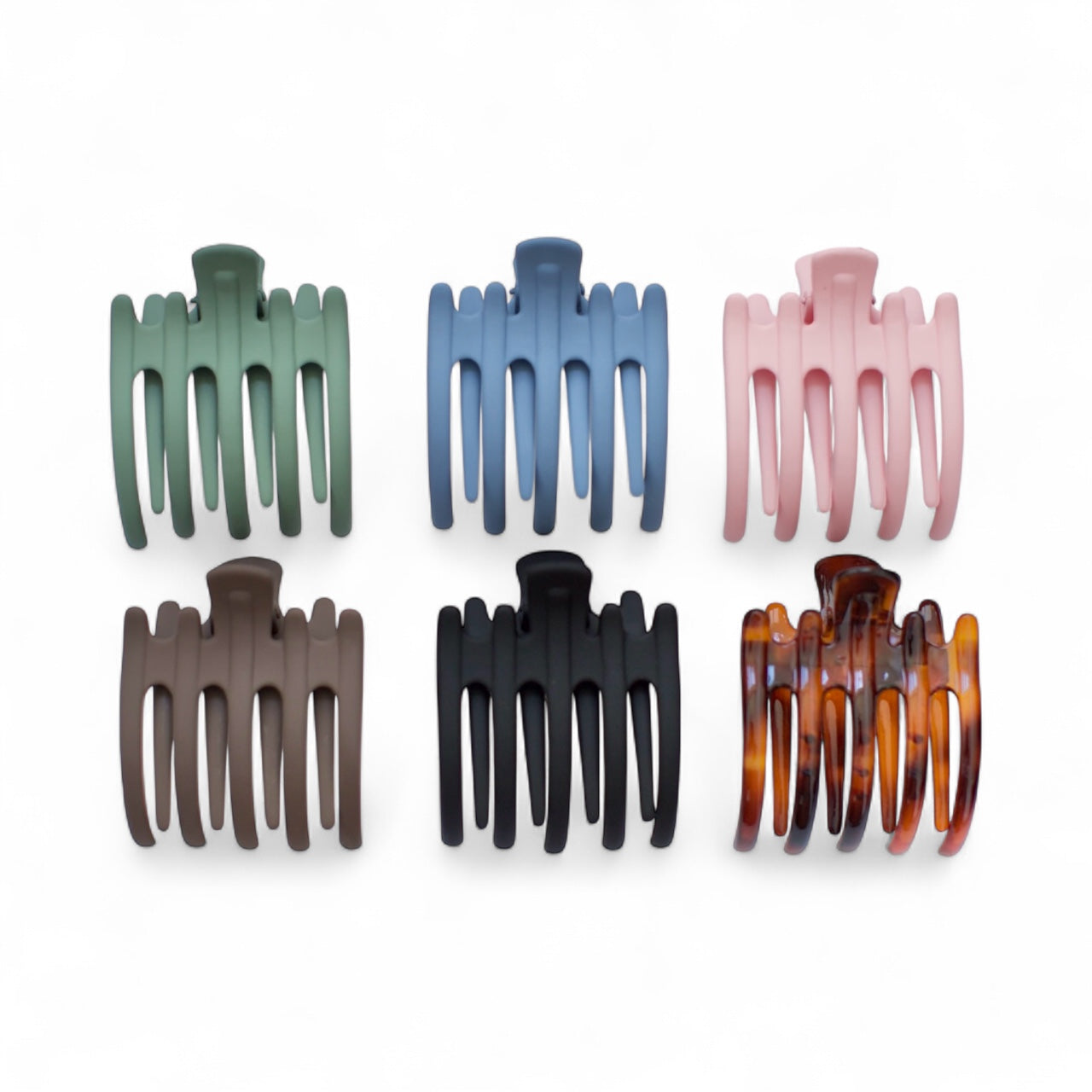 Wide tooth flat clip